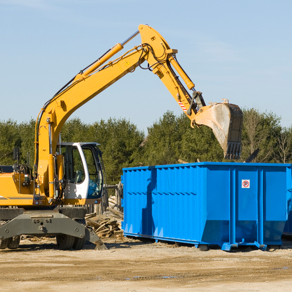 can i choose the location where the residential dumpster will be placed in Bay Pines FL